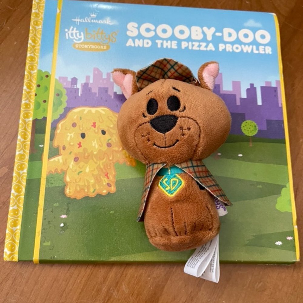 Hallmark Itty Bitty Storybook Scooby-Doo And The Pizza Prowler - New